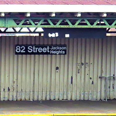 This is an image of 82nd St Jackson Heights Subway Station