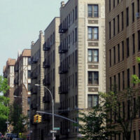 This is an image of Allerton Apartment Buildings in Various Archetectural Styles