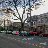 This is an image of City Island Avenue Storefronts