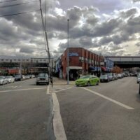 This is an image of a Jackson Heights Triangular Building