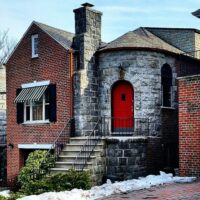 This is an image of a Morris Park Brick and Stone House