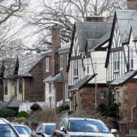 This is an image of Morris Park Tudor Style Homes in the Indian Village Enclave