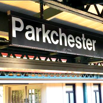 This is an image of a Parkshester Subway Station Sign