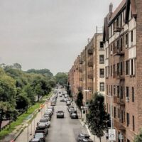This is an image of Pelham Parkway Apartment Buildings