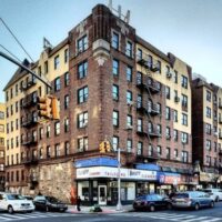 This is an image of a Pelham Parkway Tudor Style Apartment Building