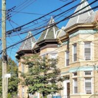 This is an image of Van Nest Victorian Row Houses