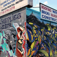 This is an image of East Elmhurst Building Supplies Mural